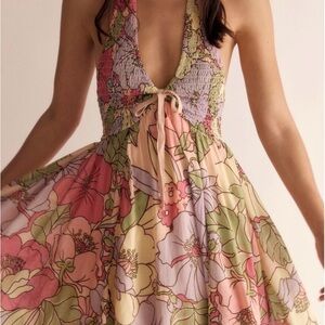 Free People x REVOLVE Bayside Florals 
Maxi-Dress NWT